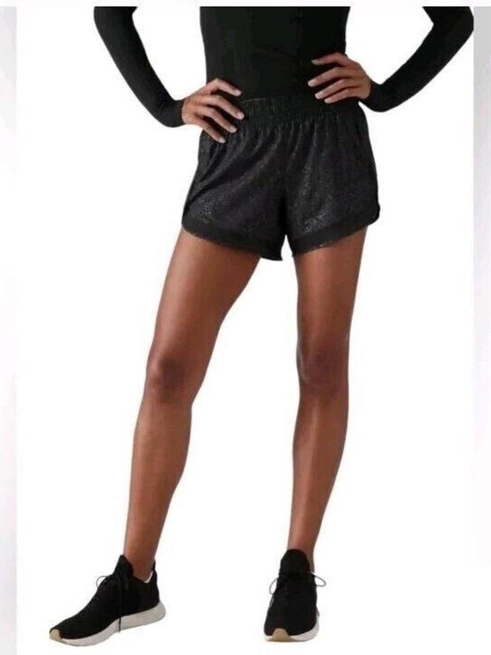 Athleta Mesh Racer Run 4” Short